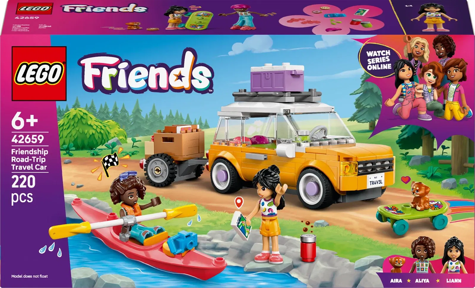 Konstruktorius LEGO® Friends Friendship Road-Trip Travel Car, 42659