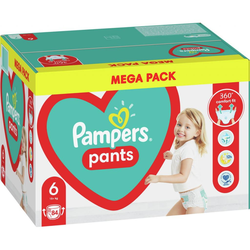 Sauskelnės-kelnaitės PAMPERS Pants, Mega Pack, 6 dydis, 84 vnt.