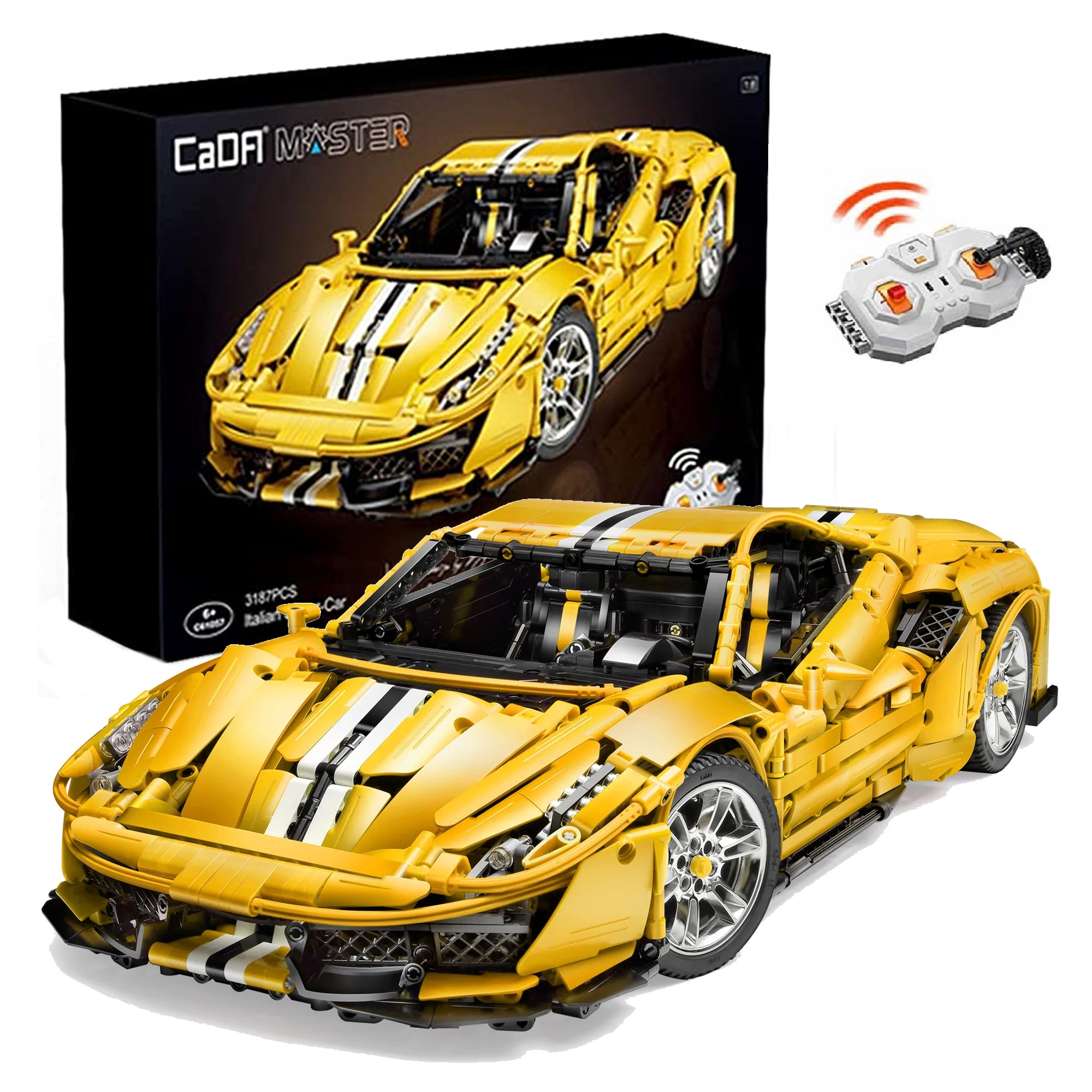 Konstruktorius CaDA Master RC SUPERCAR C61057W 3187vnt