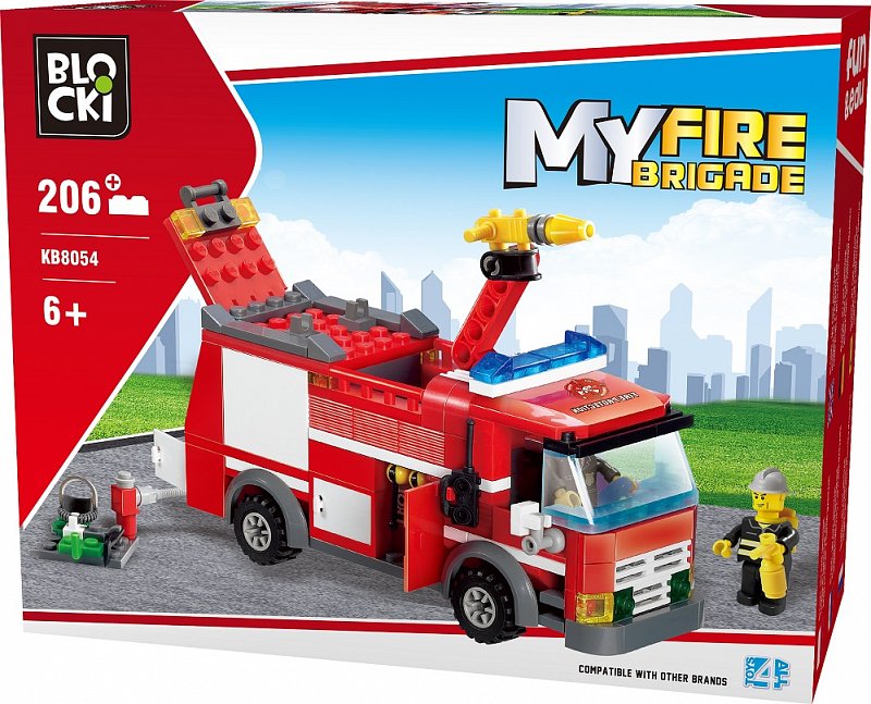 Konstruktorius BLOCKi MyFireBrigade Gaisrine KB8054 206vnt.