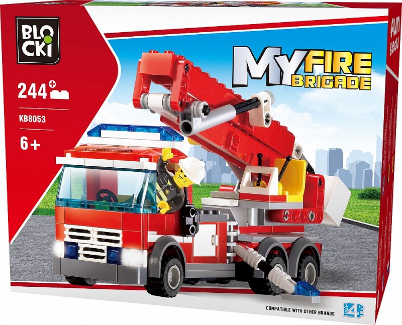 Konstruktorius BLOCKi MyFireBrigade Gaisrine mašina KB8053