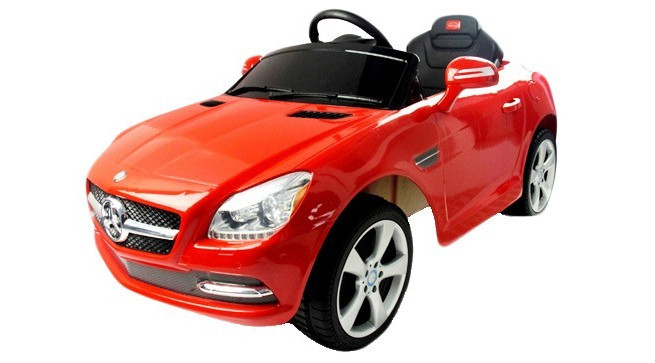 Vaikiškas elektromobilis MERCEDES-BENZ SLK55 raudonas
