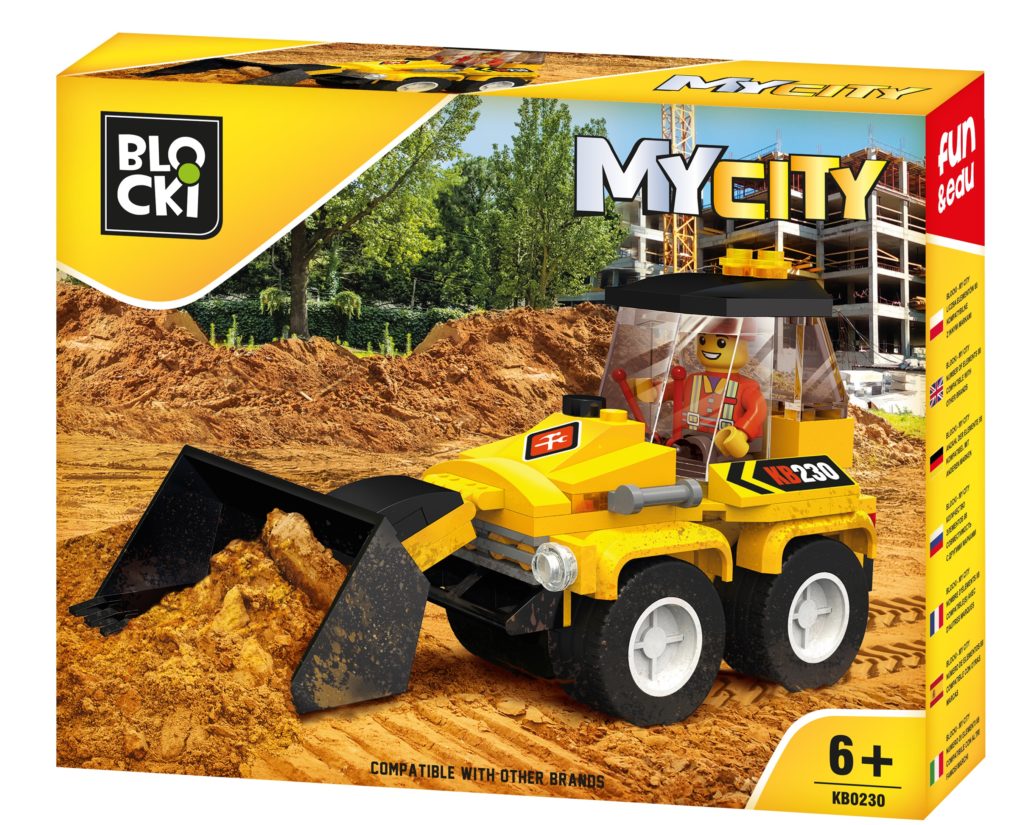 Konstruktorius Blocki MyCity Mini Buldozeris KB0230 88vnt