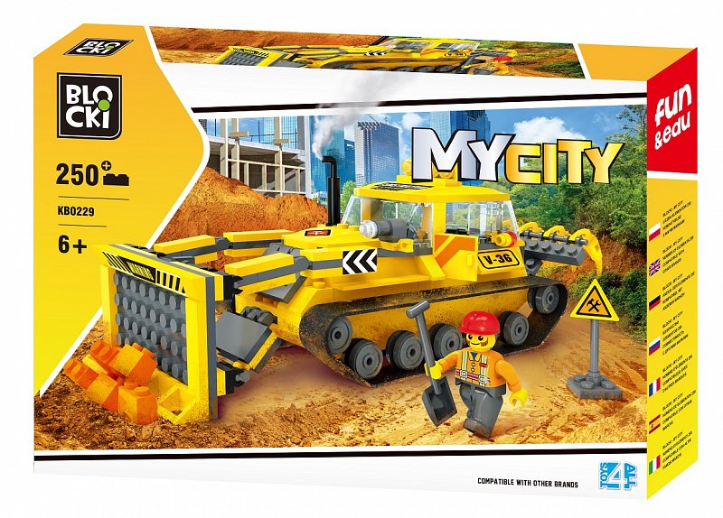 Konstruktorius Blocki MyCity Buldozeris KB0229 250vnt
