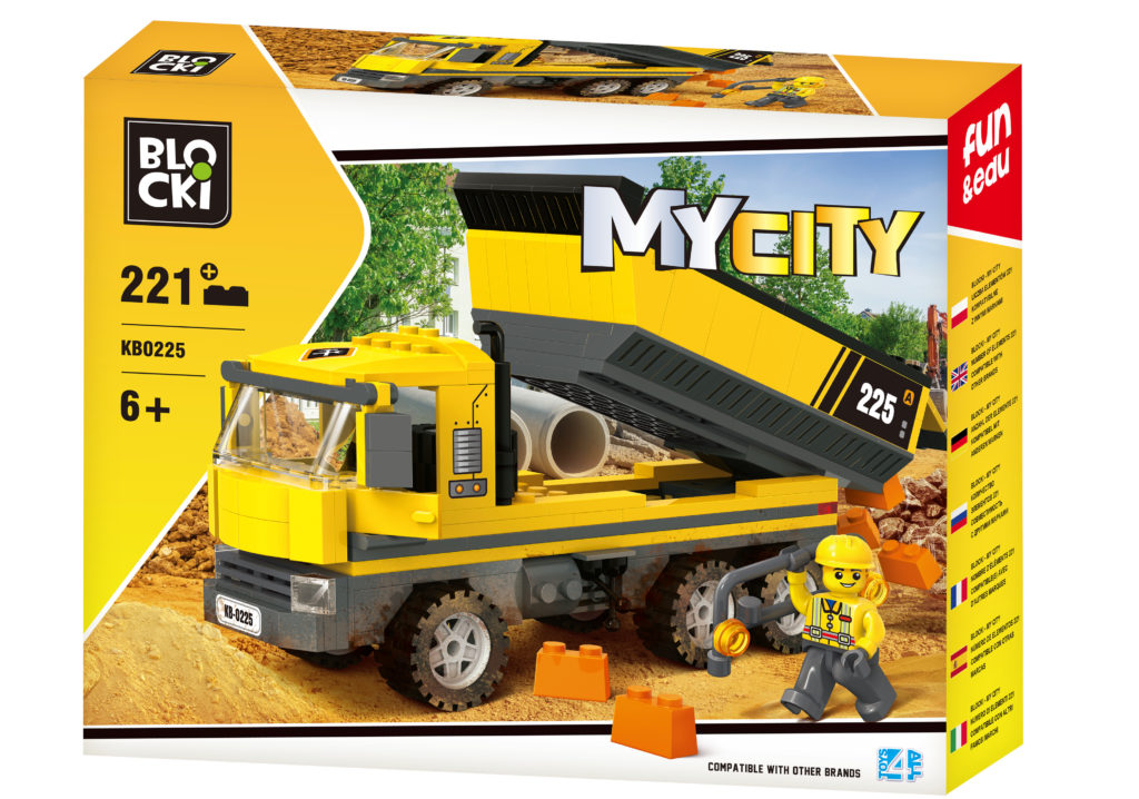 Konstruktorius Blocki MyCity Statybinis savivartis KB0225 221vnt