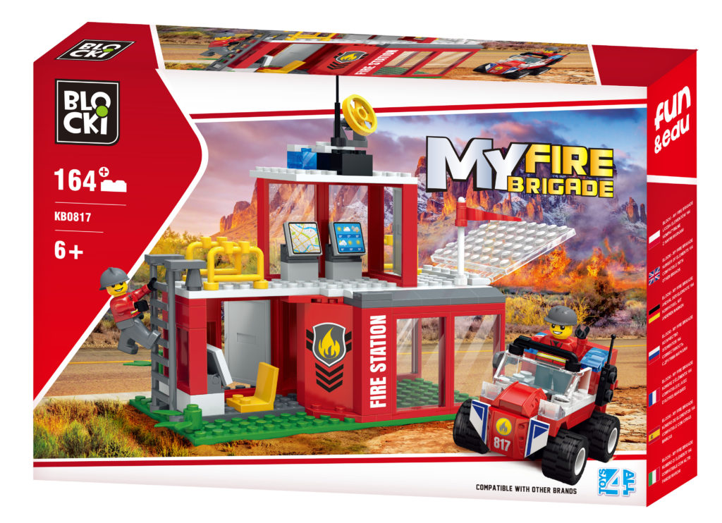 Konstruktorius BLOCKi MyFireBrigade Priešgaisrinės priežiūros skyrius