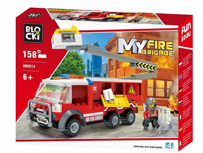 Konstruktorius BLOCKi MyFireBrigade Keltuvas KB0814 158vnt