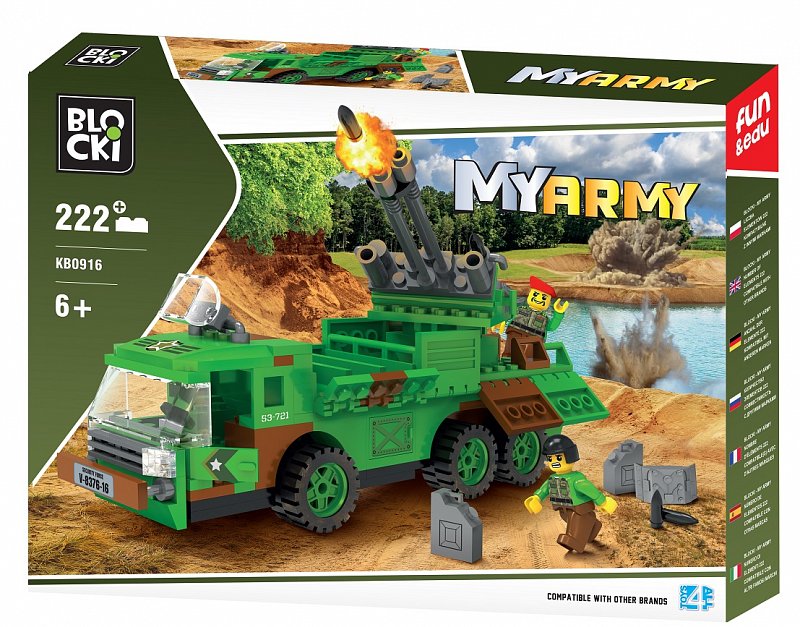 Konstruktorius Blocki MyArmy Oro gynybos sistema KB0916 222vnt
