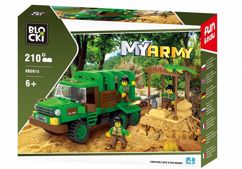 Konstruktorius Blocki MyArmy Misija Džiunglės KB0914 210vnt