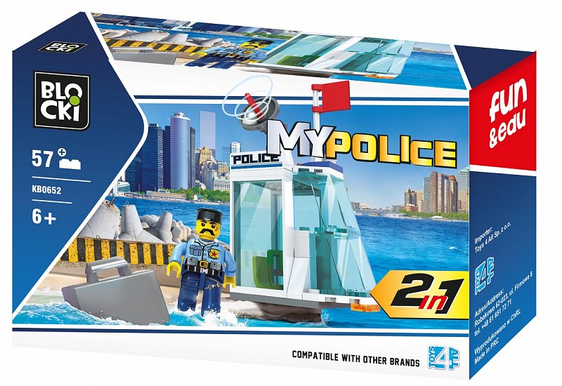 Konstruktorius BLOCKi MyPolice 2viename KB0652 57vnt