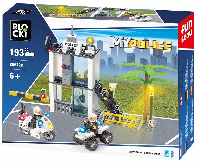 Konstruktorius BLOCKi MyPolice Komisariatas KB6728 193vnt