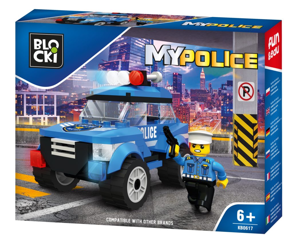 Konstruktorius BLOCKi MyPolice Policijos patrulių automobilis KB0617 111vnt