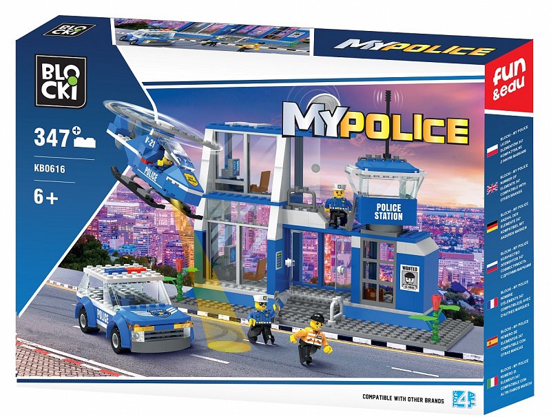 Konstruktorius BLOCKi MyPolice Centrinis komisariatas KB0616 374vnt