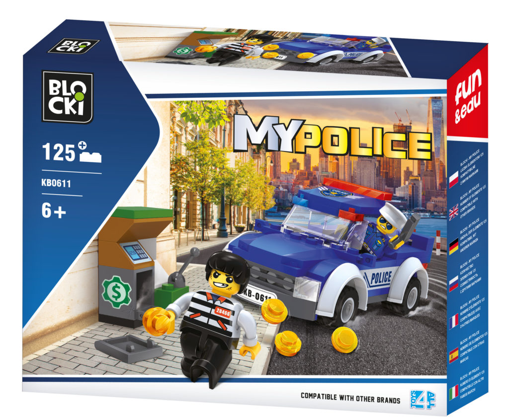 Konstruktorius BLOCKi MyPolice Apiplėšimas KB0611 125vnt