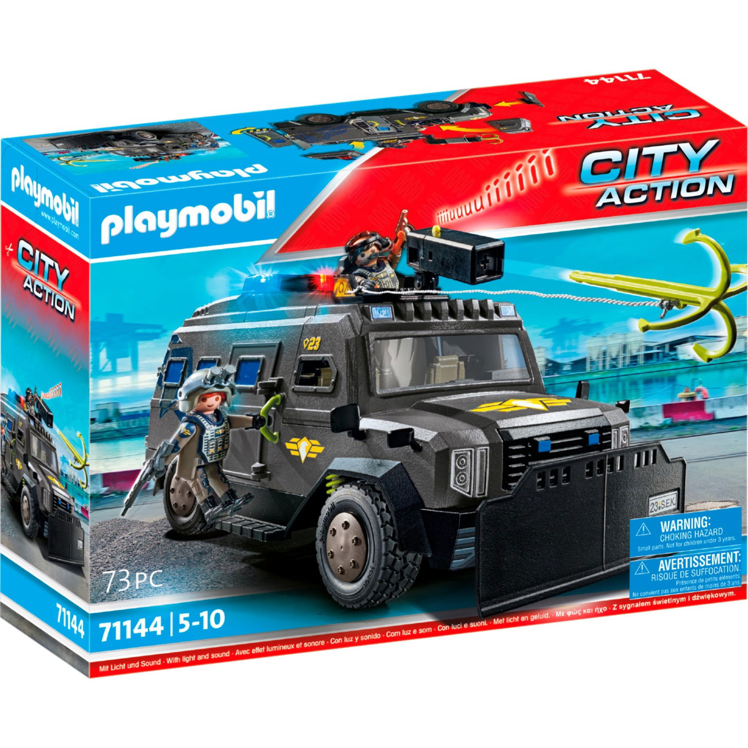 Specialiųjų pajėgų visureigis PLAYMOBIL CITY ACTION 71144
