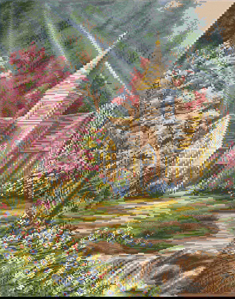 Deimantinė mozaika BE STILL SPRING 37x87 cm