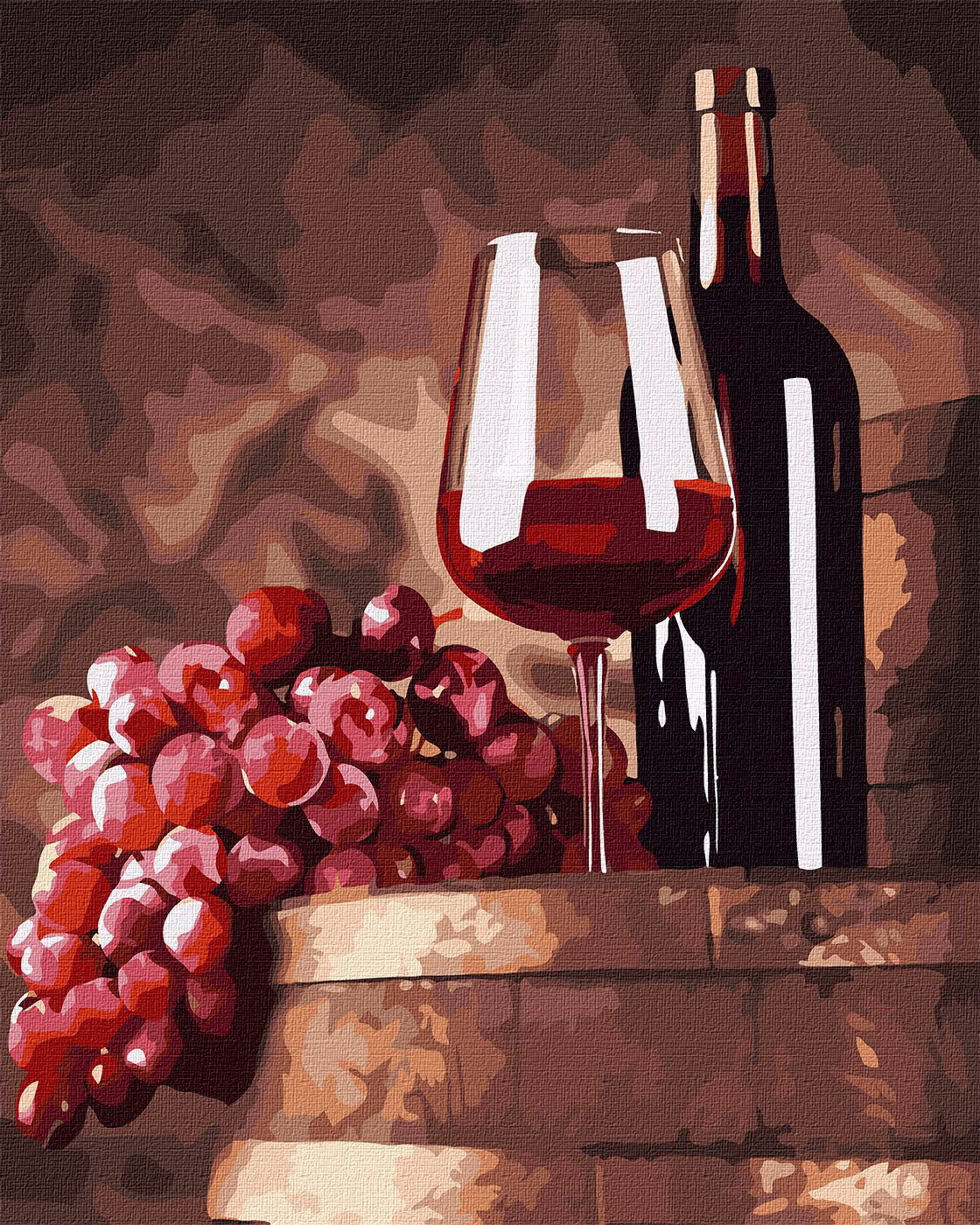 Tapyba pagal skaičius RAFINUOTAS SKONIS 40x50 cm