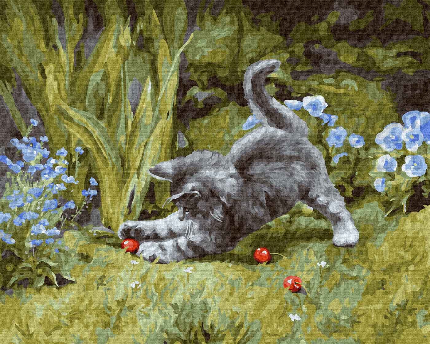 Tapyba pagal skaičius ŽAISMINGAS KAČIUKAS 40x50 cm