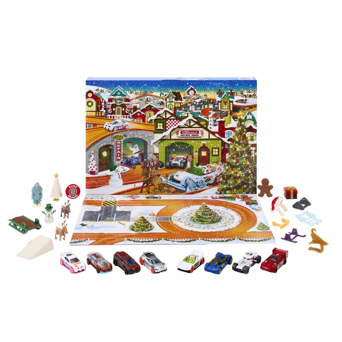 Automodelių advento kalendorius HOT WHEELS