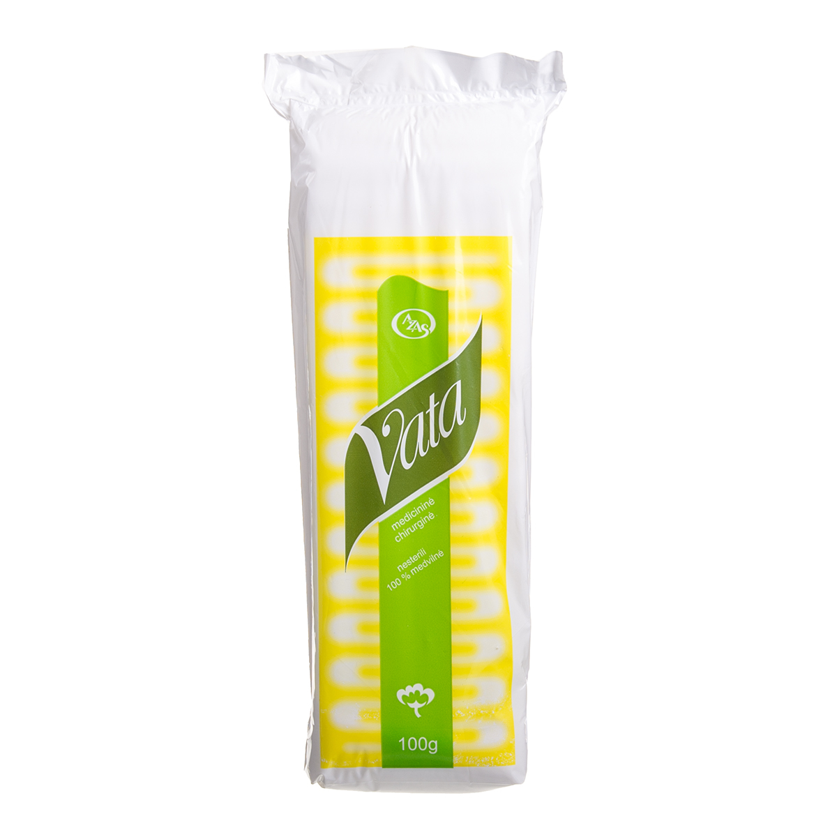 AZAS ZIG-ZAG, medicininė chirurginė vata, 100 g