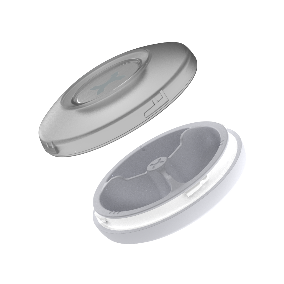 Piliulių dėžutė Promixx CORE pill holder Baltos spalvos