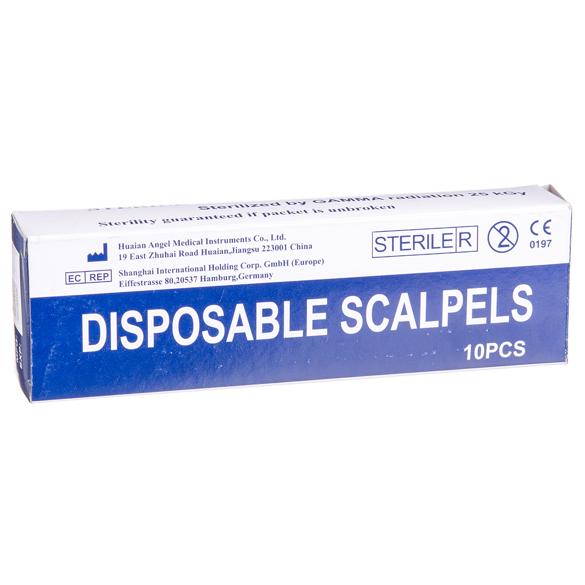 SKALPELIS VIENKARTINIS Nr. 10, 10 vnt.