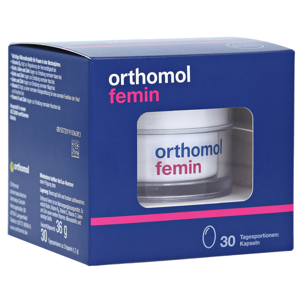ORTHOMOL FEMIN, 30 porcijų