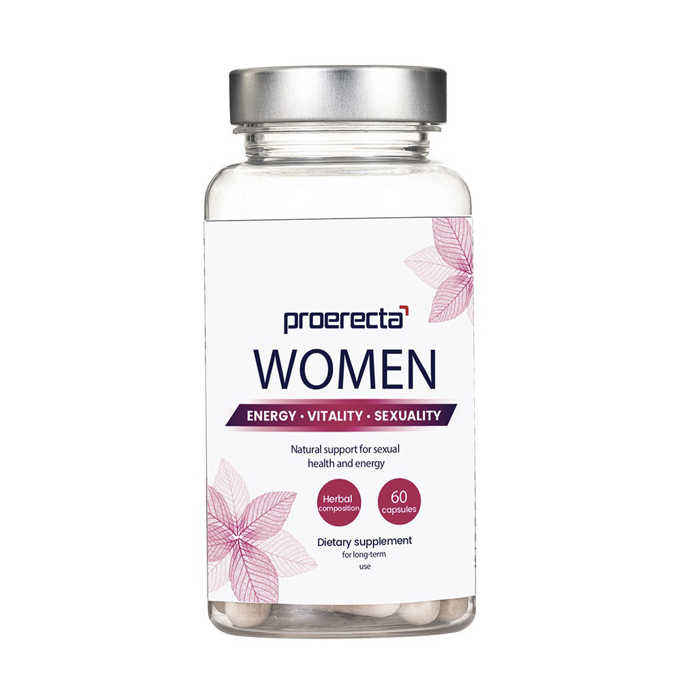 Maisto papildas moterims PROERECTA WOMAN, 60 Kapsulių