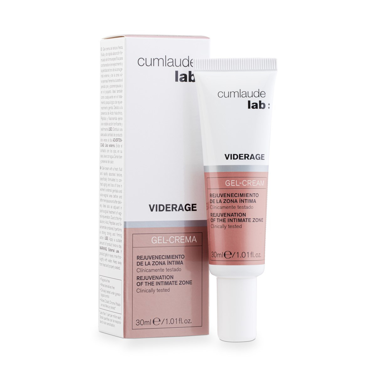 CUMLAUDE VIDERAGE, intymios srities drėkinamasis gelis-kremas, 30 ml