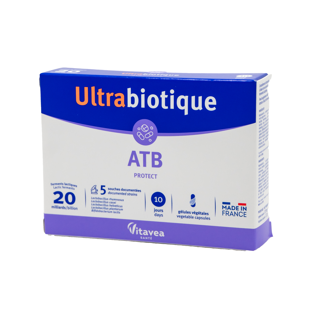 VITAVEA Gerosios bakterijos Ultrabiotique ATB PROTECT, 10 kapsulių