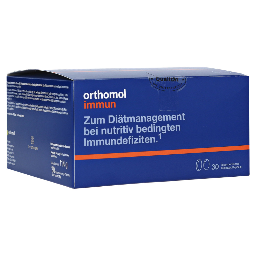 ORTHOMOL IMMUN, kapsulės ir tabletės, 30 porcijų