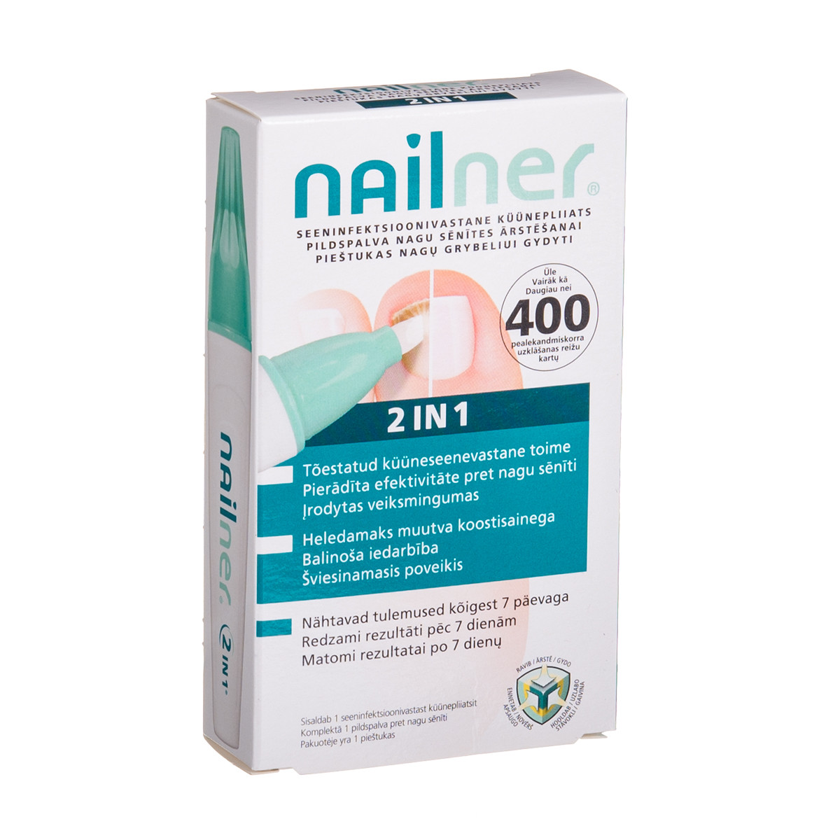 NAILNER 2IN1, pieštukas nuo nagų grybelio, 4 ml