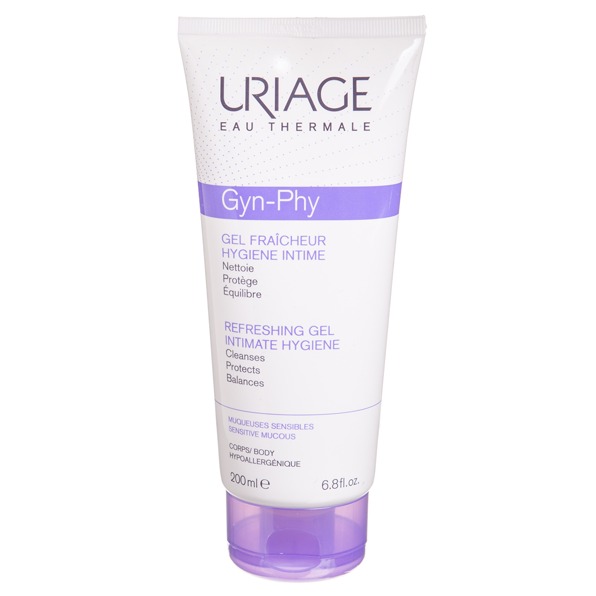 URIAGE GYN PHY, gaivus gelis intymiai higienai, 200 ml