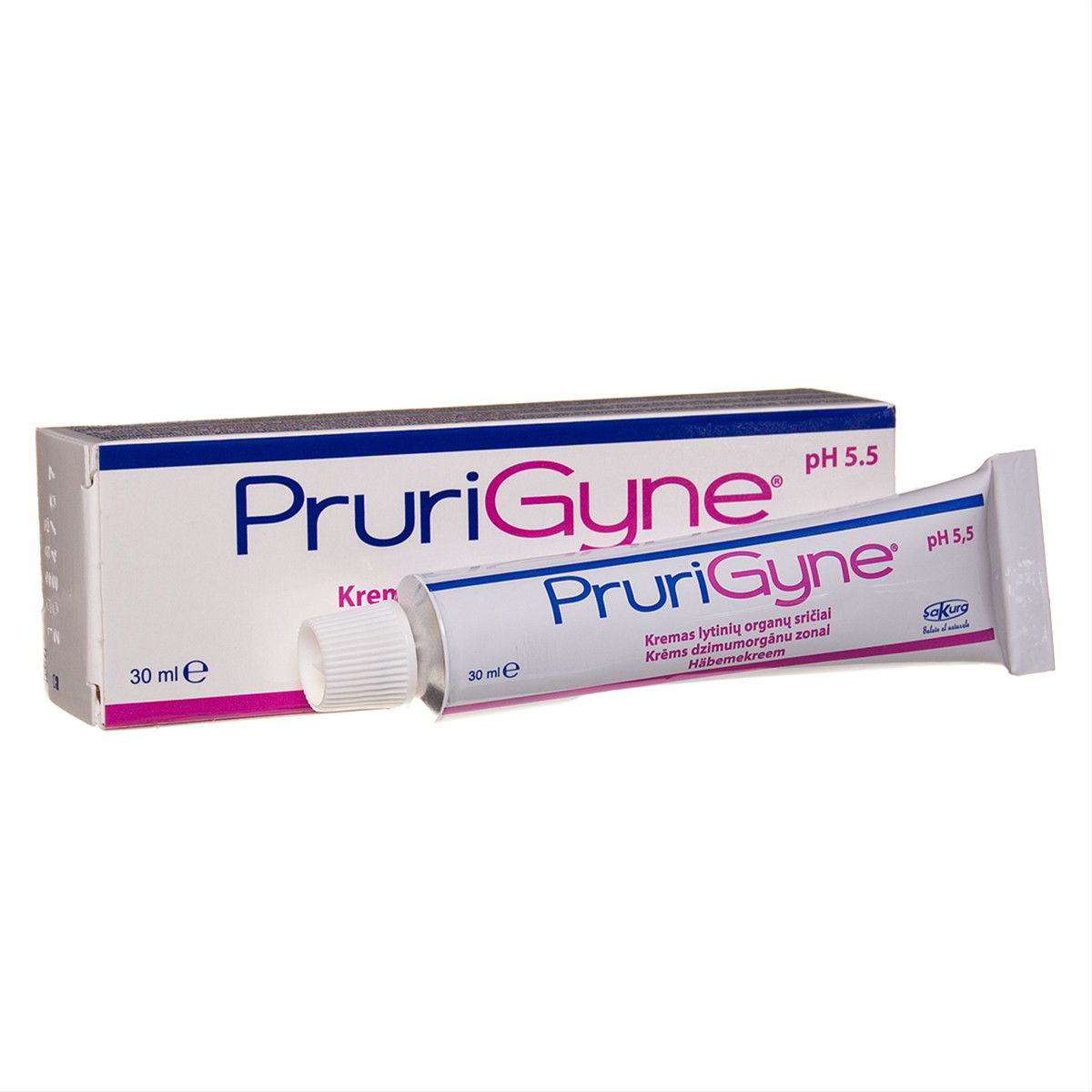 PRURIGYNE, kremas lytinių organų sričiai, pH 5,5, 30 ml