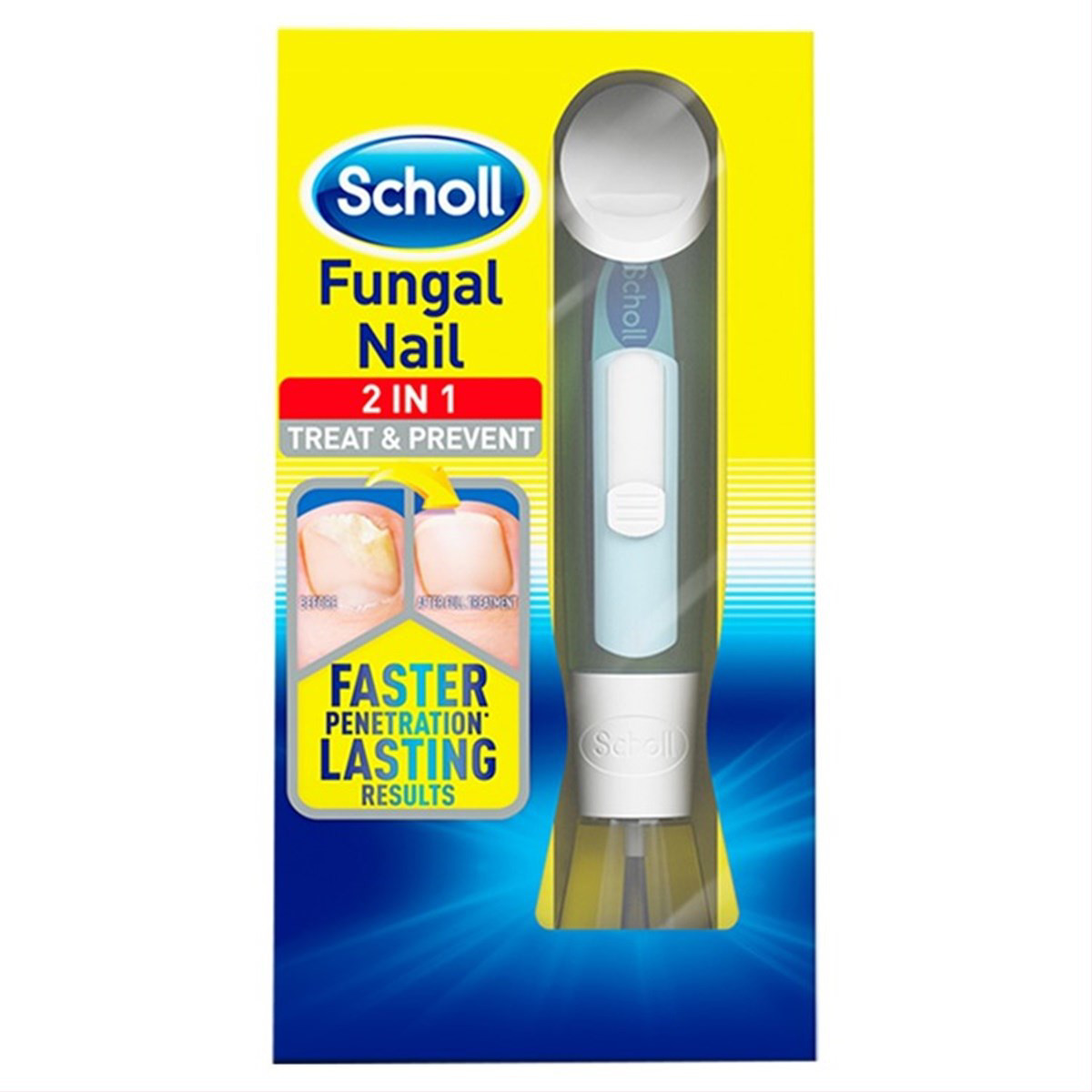 SCHOLL FUNGAL NAIL, priemonė nagų grybelio gydymui, 3,8 ml