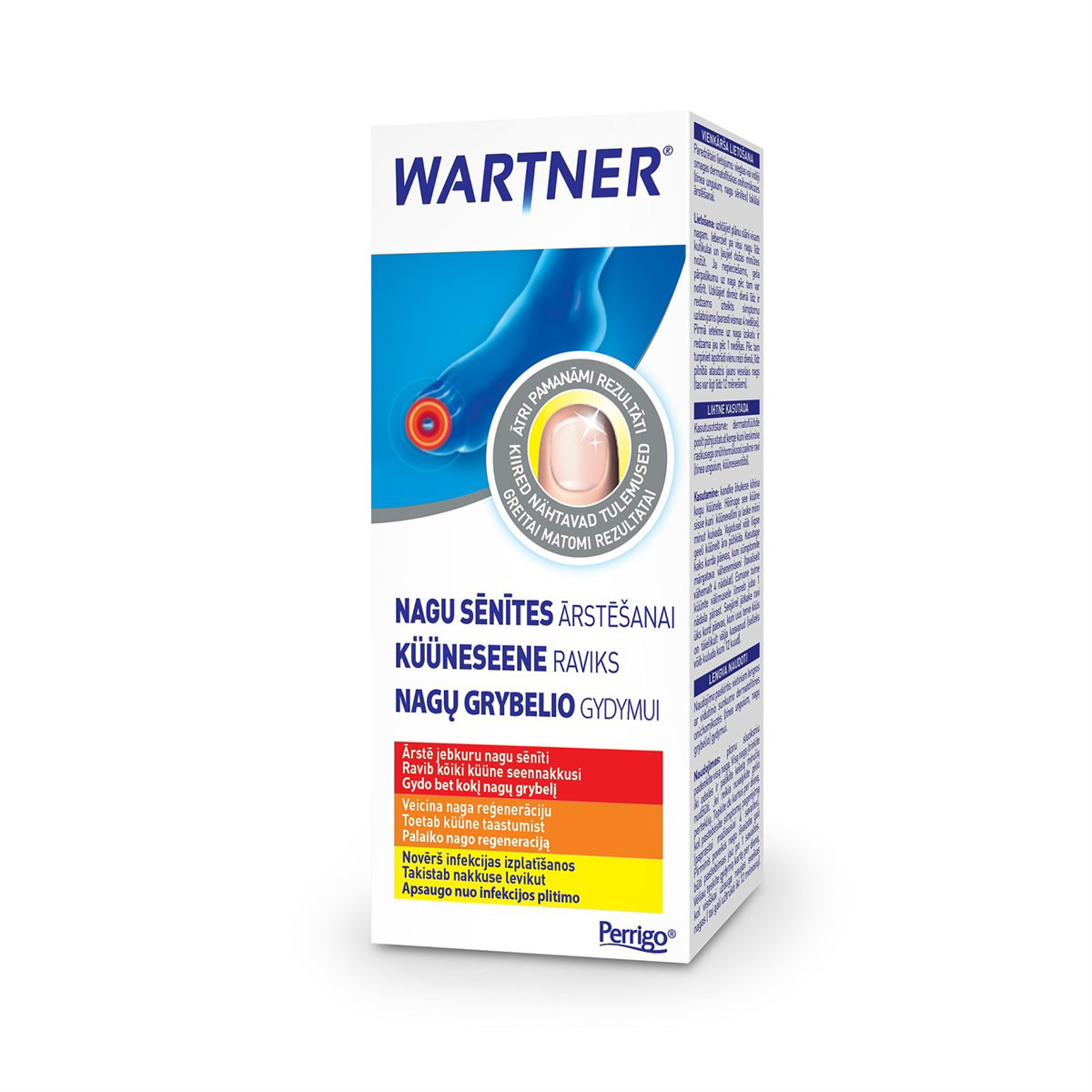 WARTNER, priemonė nuo nagų grybelio, 7 ml