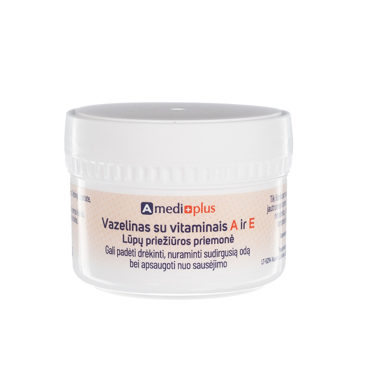 AMEDIPLUS vazelino kremas su vitaminais A ir E, 50 g