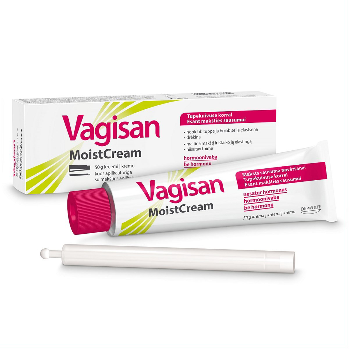 VAGISAN MOISTCREAM, drėkinamasis makšties kremas, 50 g