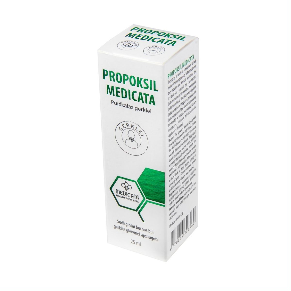 PROPOKSIL , burnos ir gerklės purškalas, 25ml