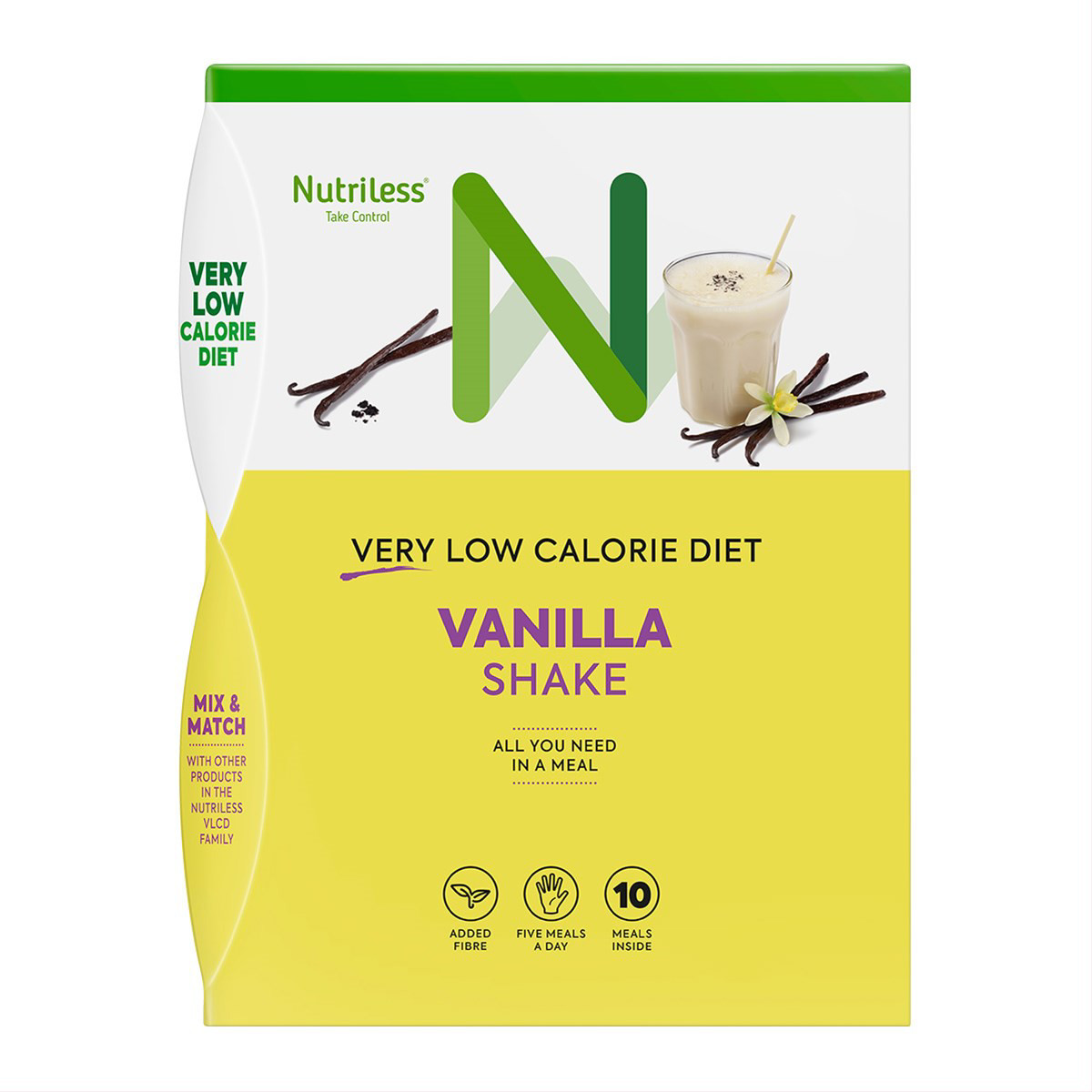 NUTRILESS, vanilės skonio kokteilis, N10