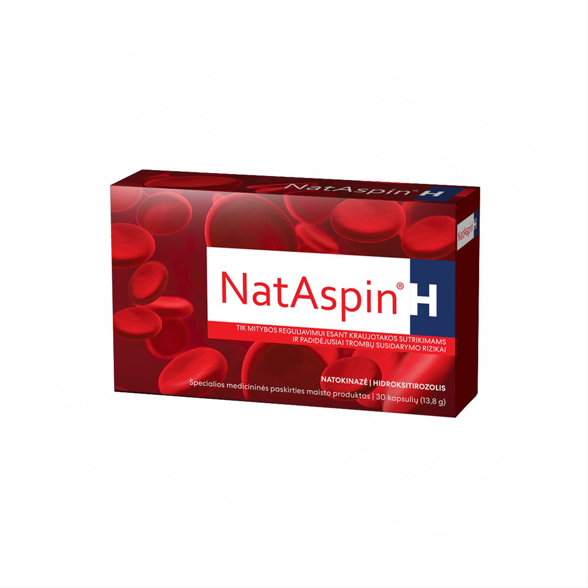 NATASPIN H, 30 kapsulių