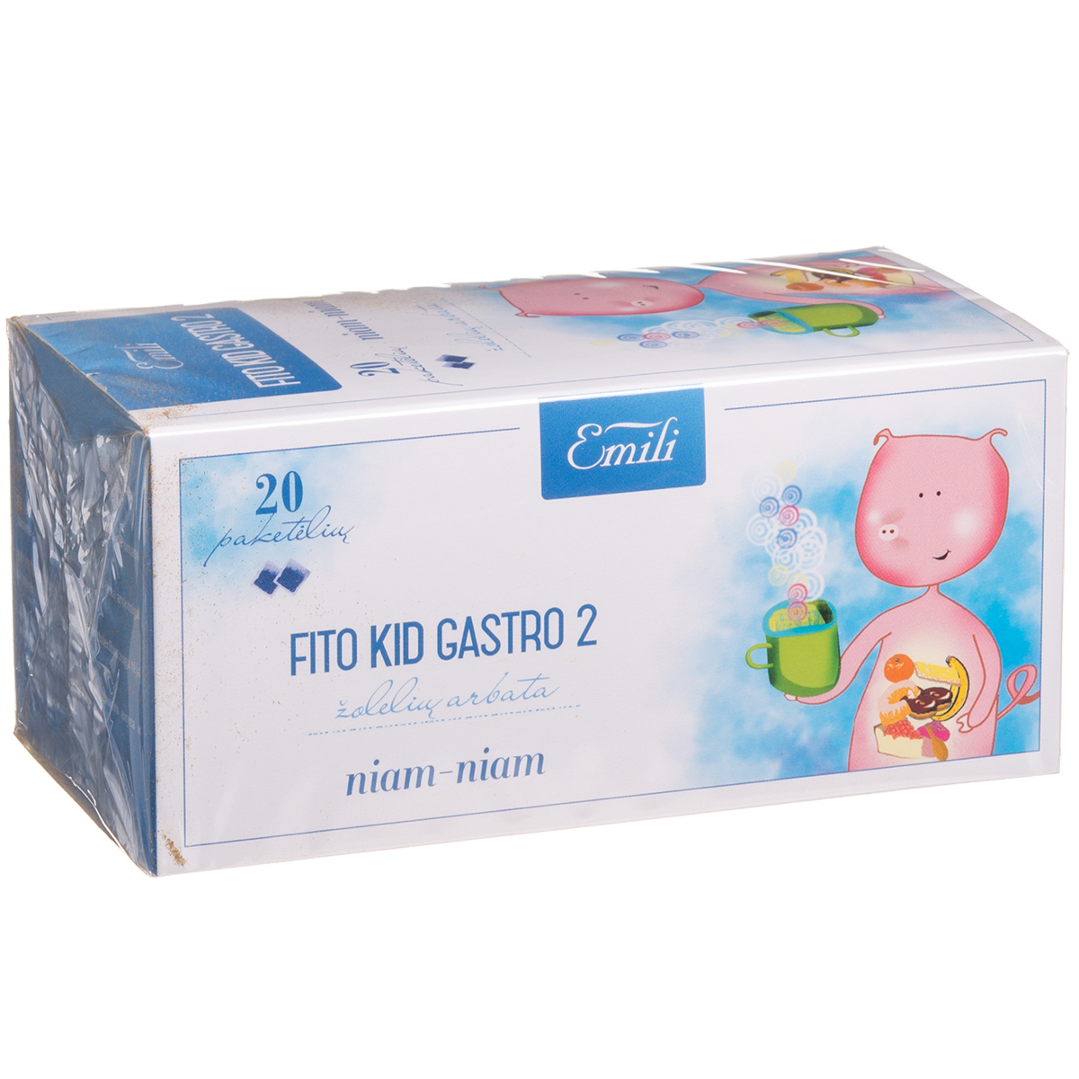 EMILI FITO KID GASTRO 2, žolelių arbata, 1,5 g, 20 vnt.