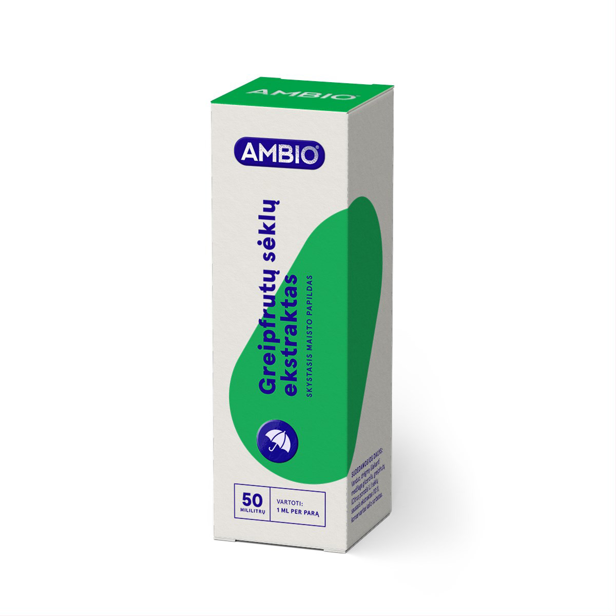 AMBIO GREIPFRUTŲ SĖKLŲ EKSTRAKTAS, 50ml