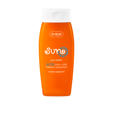 Ziaja Sun Line Vandeniui atsparus losjonas nuo saulės SPF 20, 150 ml.