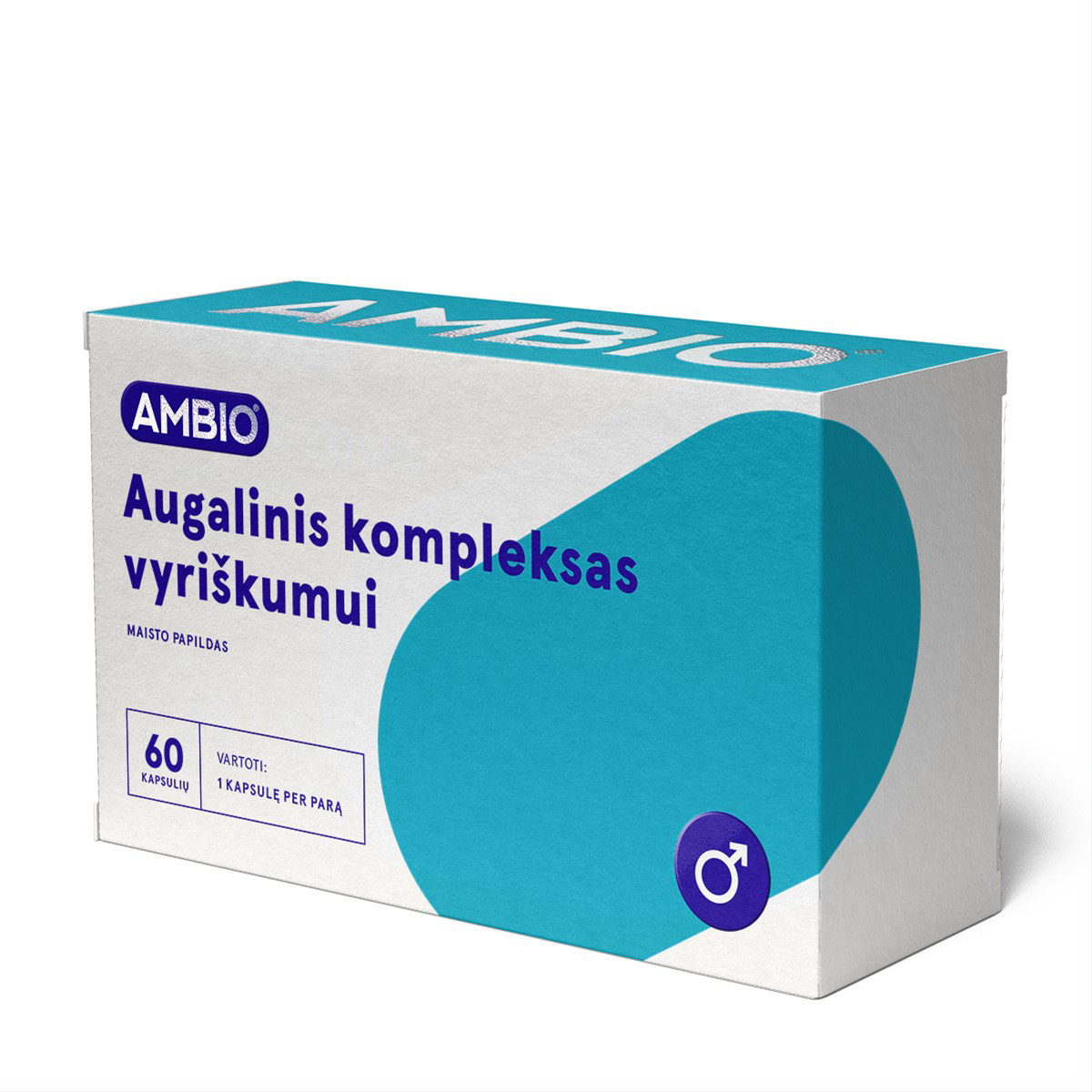 AMBIO AUGALINIS KOMPLEKSAS VYRIŠKUMUI, 60 kapsulių
