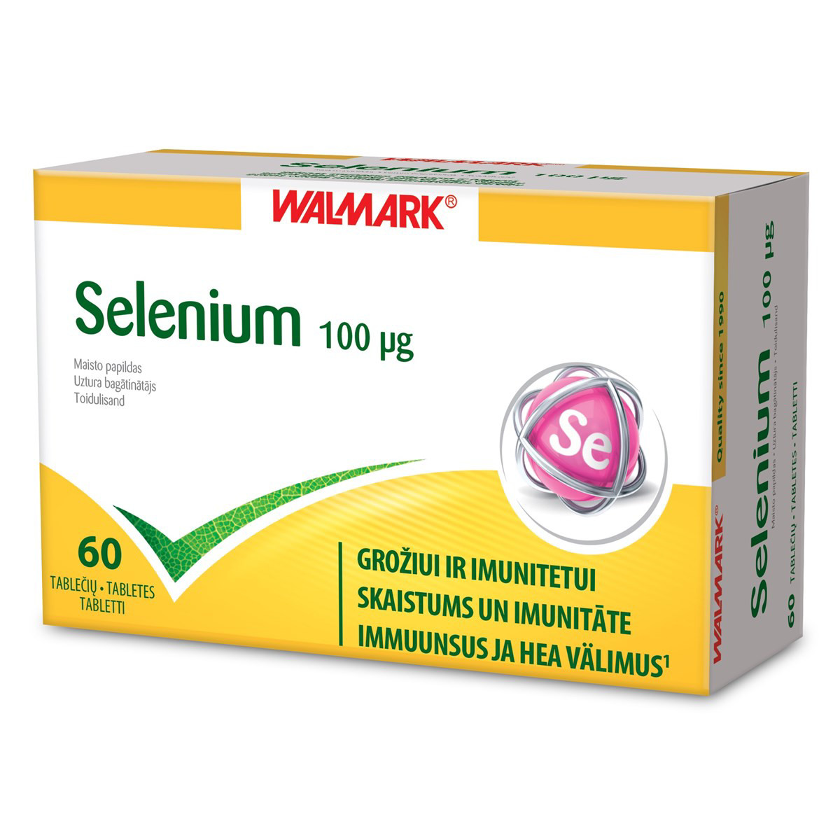 SELENAS 100mcg, 60 tablečių