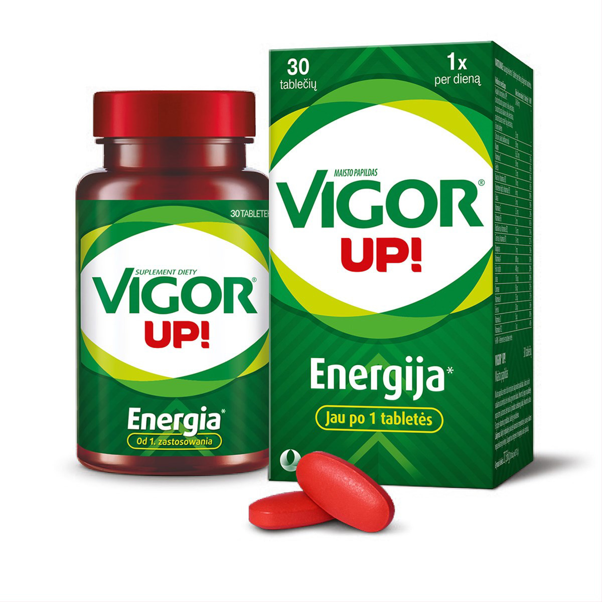 VIGOR UP!, 30 tablečių