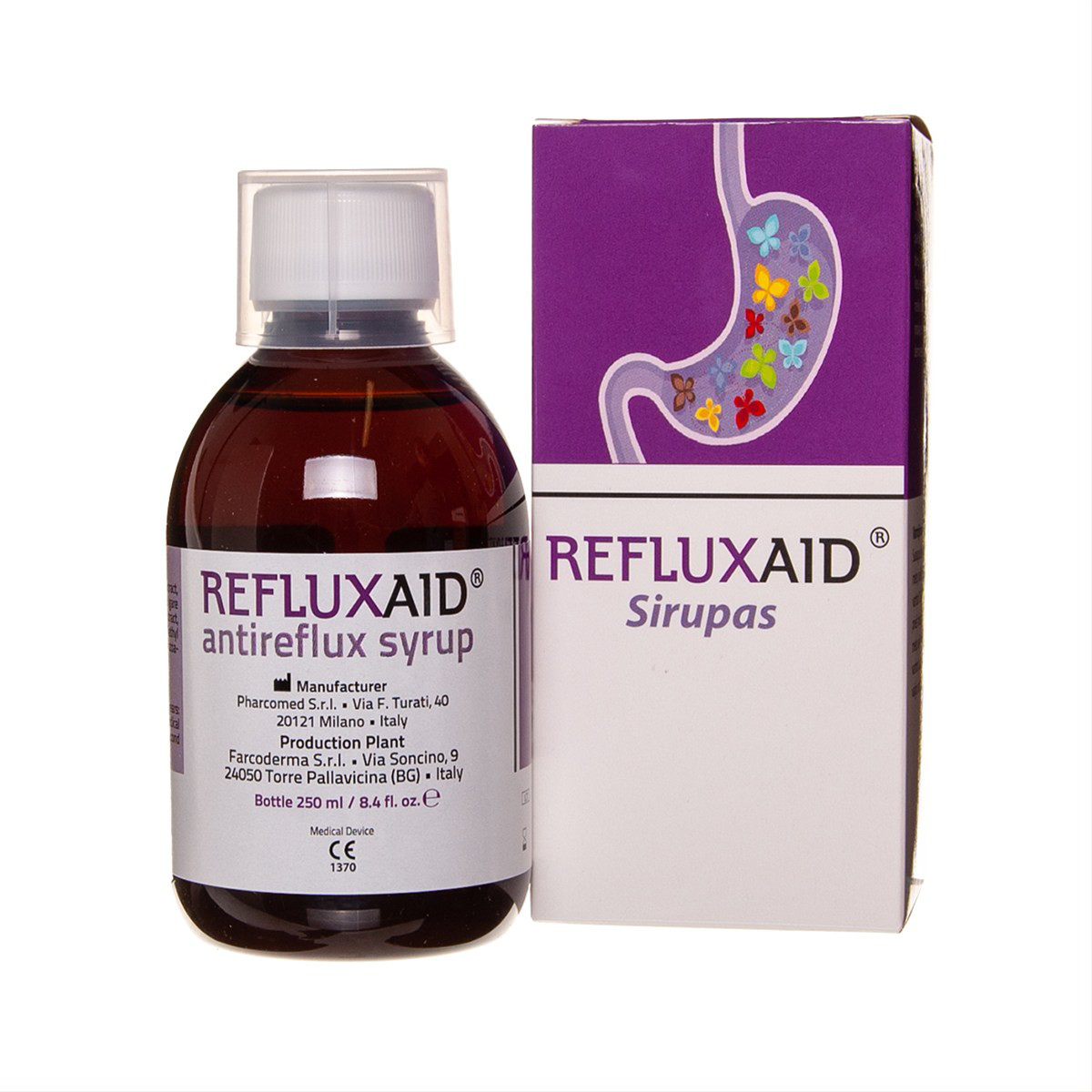 REFLUXAID, sirupas, 250 ml