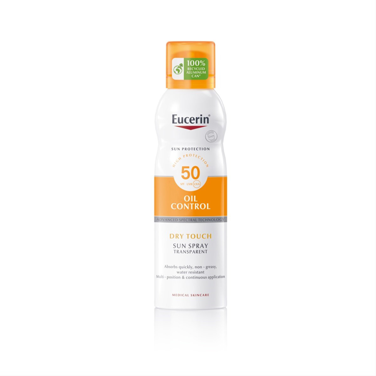 EUCERIN, aerozolinis purškalas nuo saulės, SPF50, 200ml