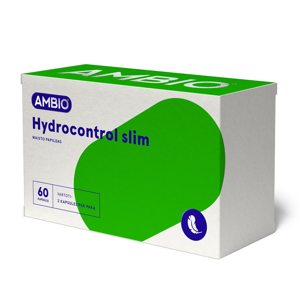 AMBIO HYDROCONTROL SLIM, 60 kapsulių